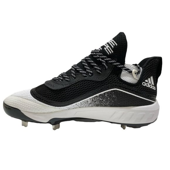 Adidas Icon V Metal Black White Men's Baseball Cleats Size 13.5 G28249 NO BOX - Picture 3 of 5